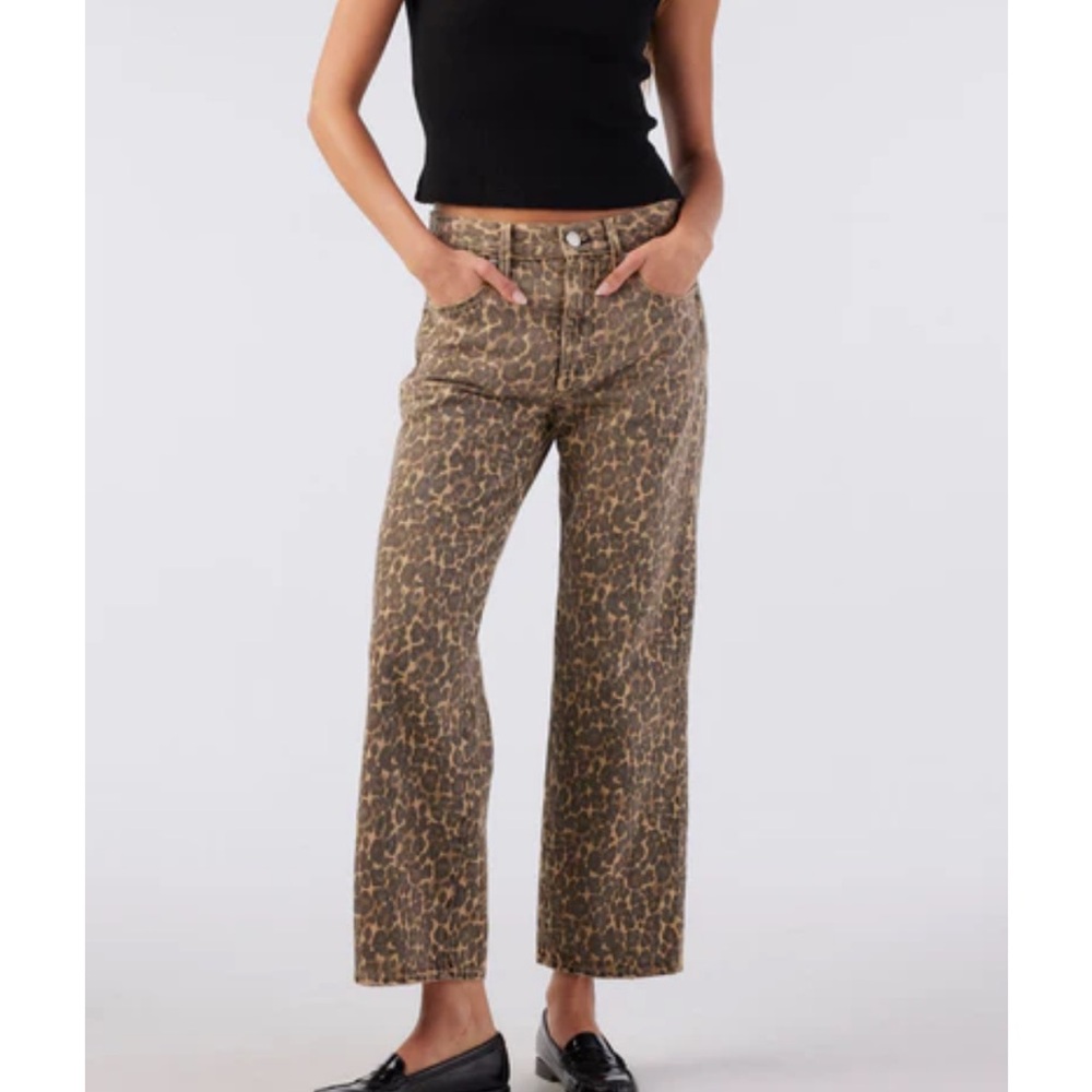 NWT AMO Leopard Print Women's Jeans
